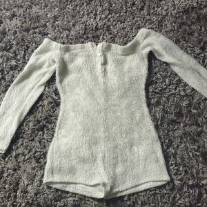 Fasion nova fuzzy romper